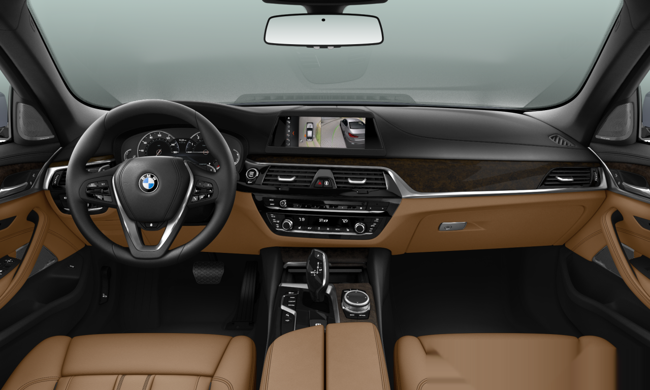 Interior of BMW 540i xDrive (G30), VIN WBAJE7C34HG478989