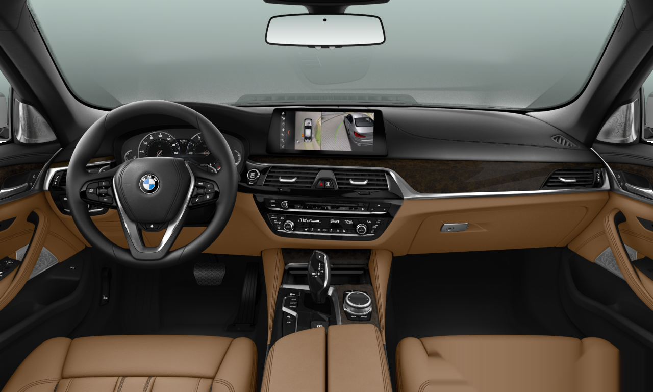 Interior of BMW 540i xDrive (G30), VIN WBAJE7C34HG888241