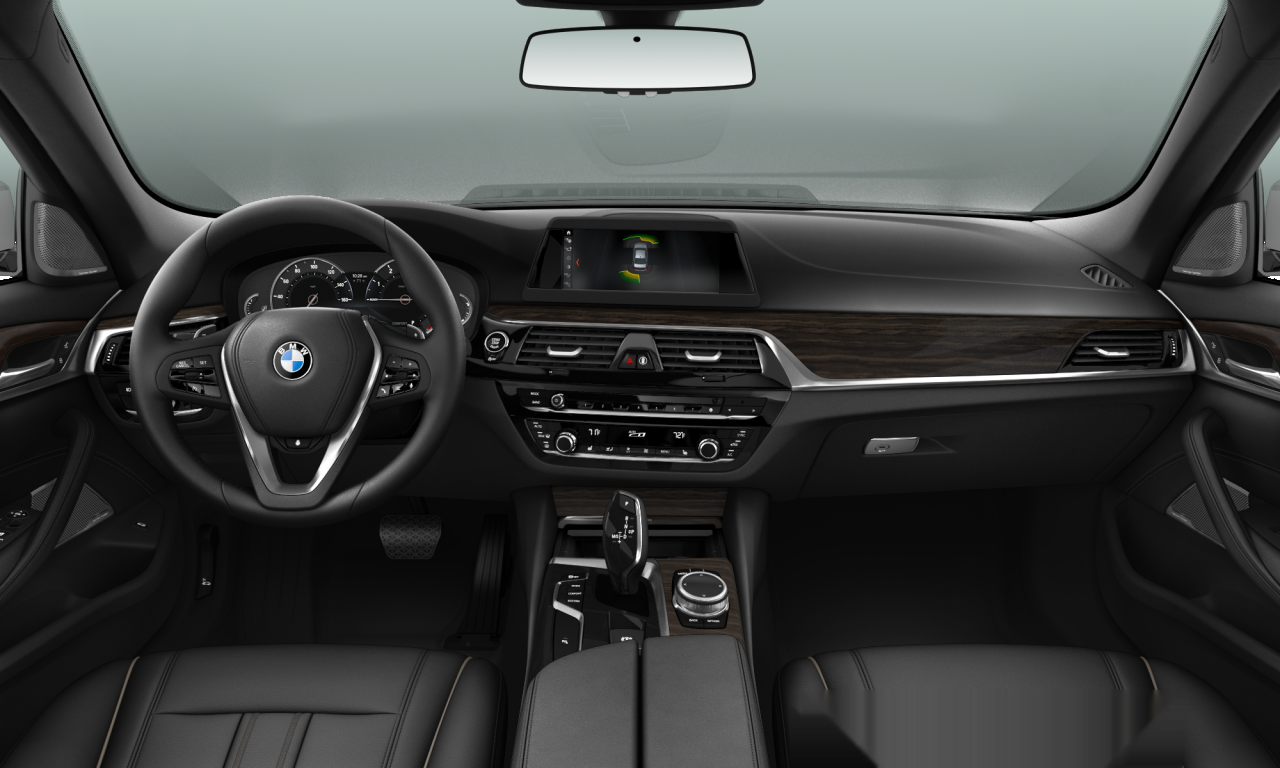 Interior of BMW 540i xDrive (G30), VIN WBAJE7C34HG890345