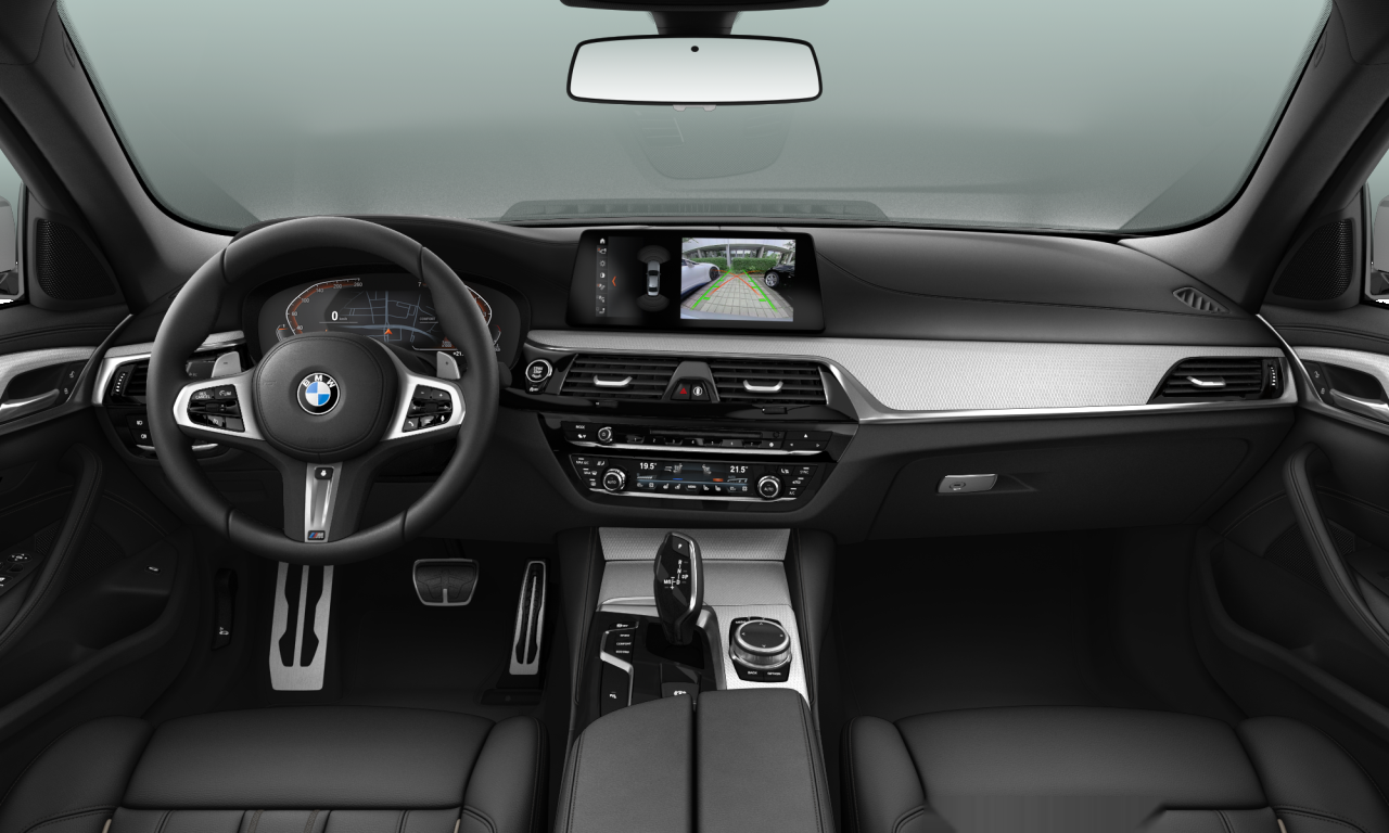 Interior of BMW 540i xDrive (G30), VIN WBAJE7C39HG887361