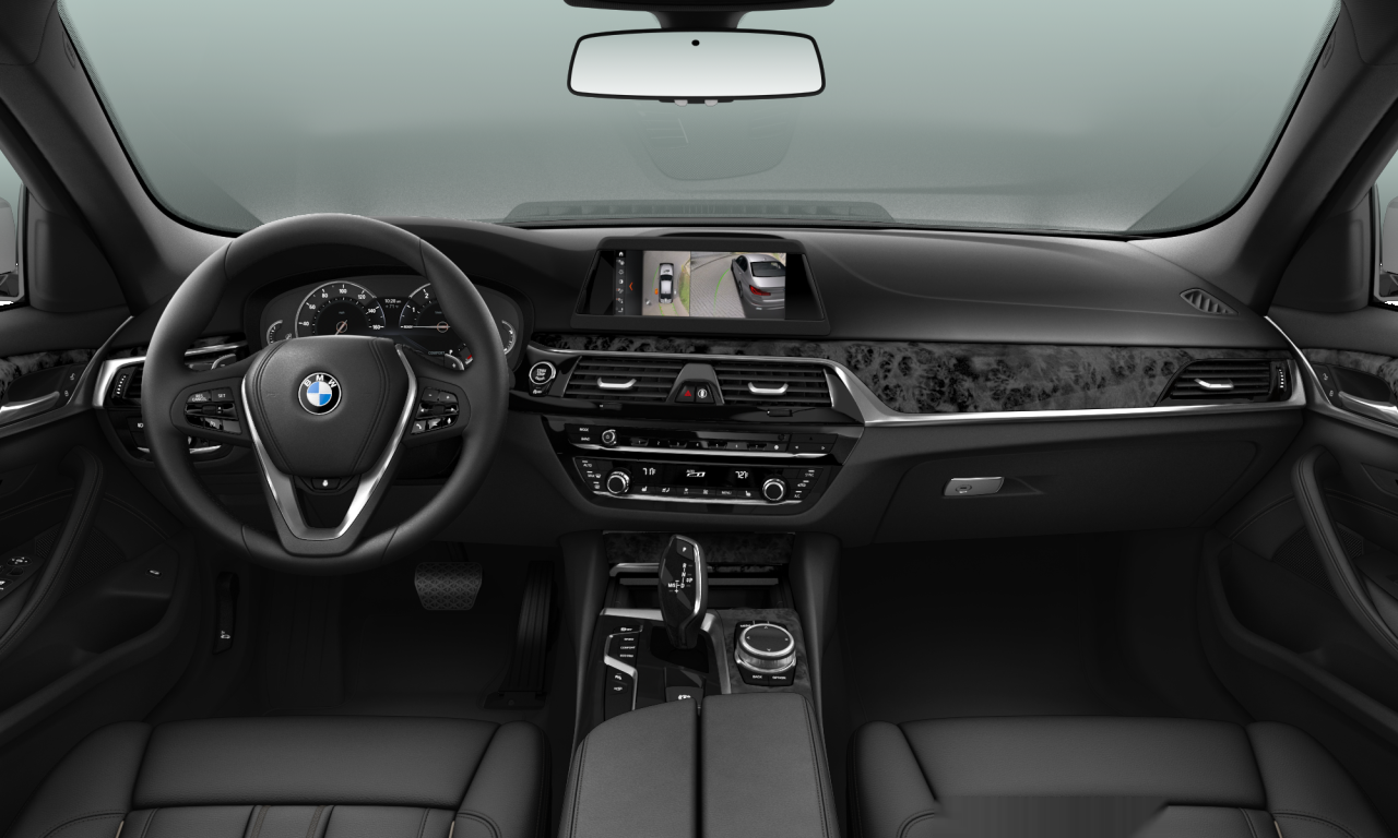 Interior of 2017 BMW 540i xDrive (G30), VIN WBAJE7C39HG887389