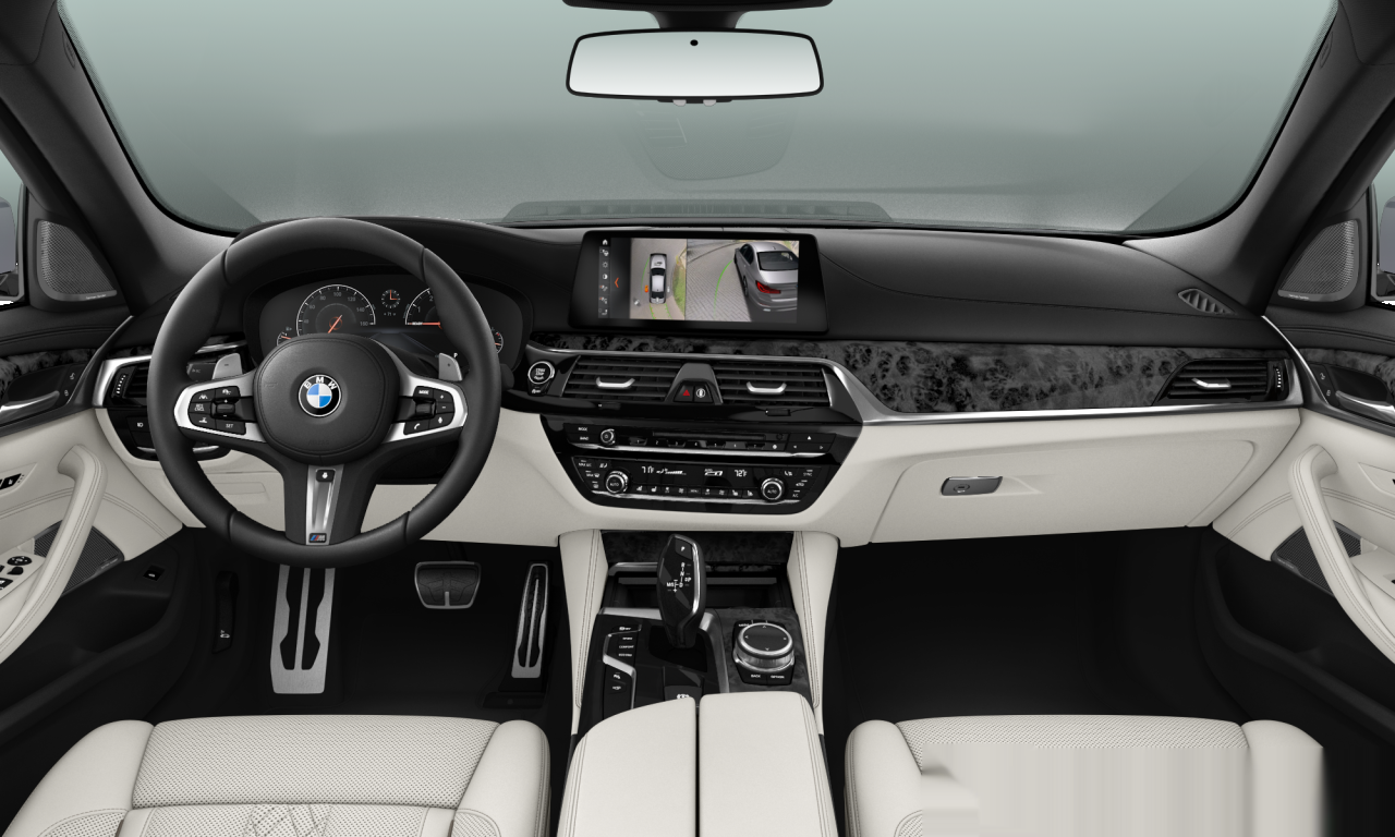 Interior of 2018 BMW 540i xDrive (G30), VIN WBAJE7C53KWD55721
