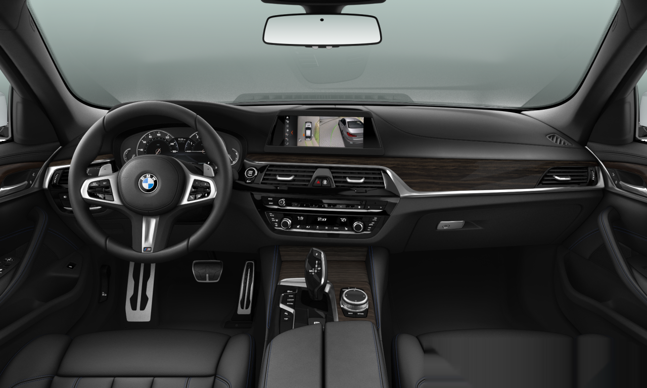 Interior of BMW 540i xDrive (G30), VIN WBAJE7C56JG891097