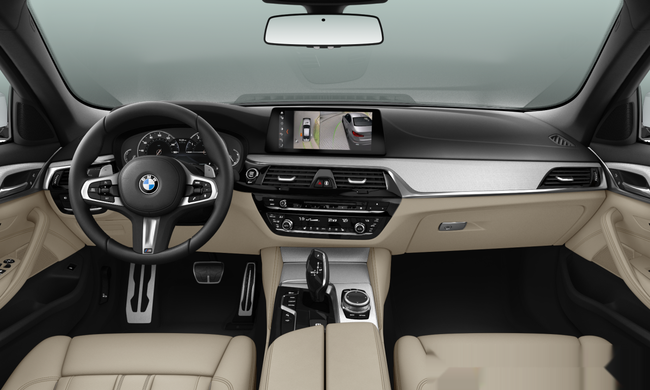 Interior of 2018 BMW 540i xDrive (G30), VIN WBAJE7C58KWW07654