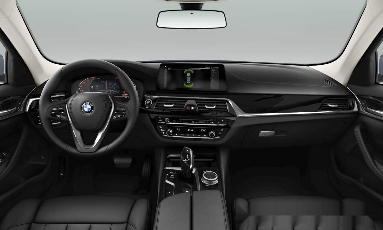 Interior of BMW 518d (Sedan (4 Doors)), VIN WBAJF11060CD58905