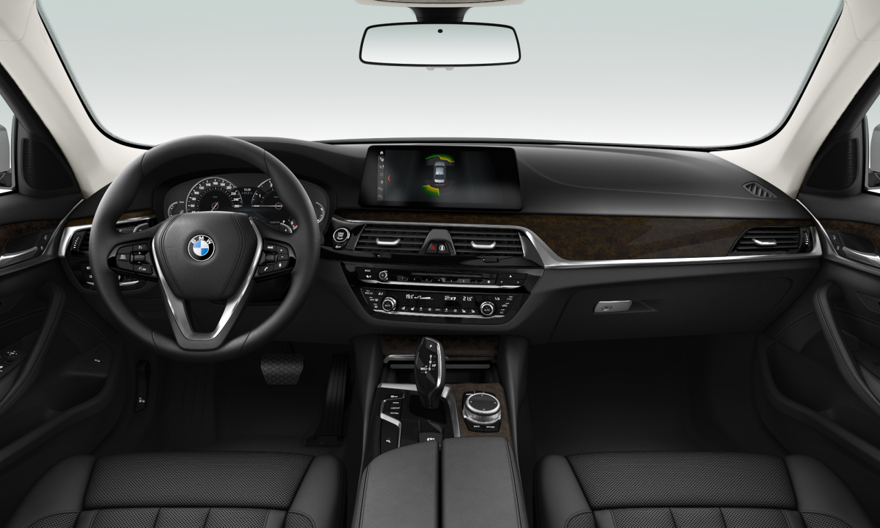 Interior of 2019 BMW 520d xDrive (G30), VIN WBAJF51010WW42946