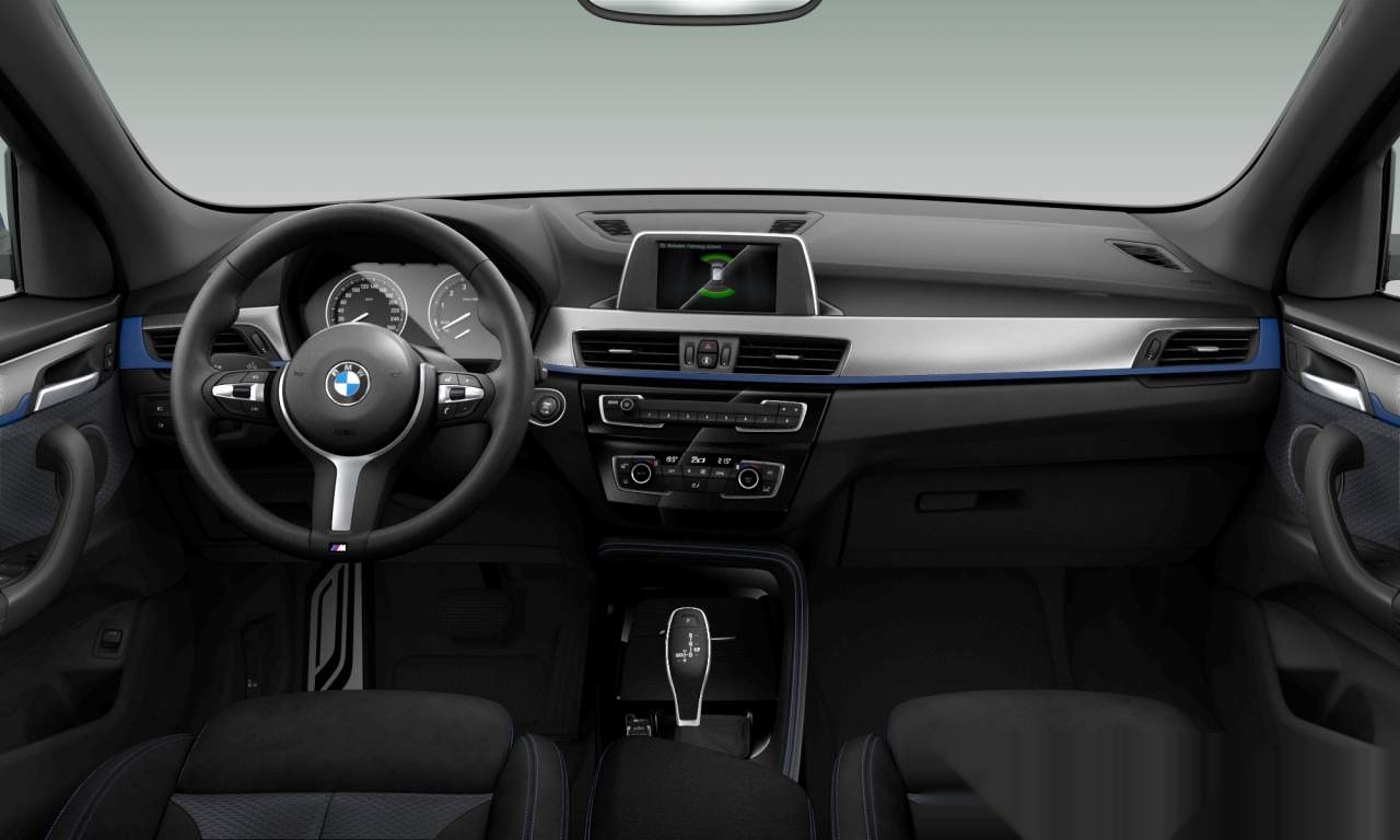 Interior of 2018 BMW X1 sDrive18i (Sports Activity Vehicle (5 Doors)), VIN WBAJG110003G78802