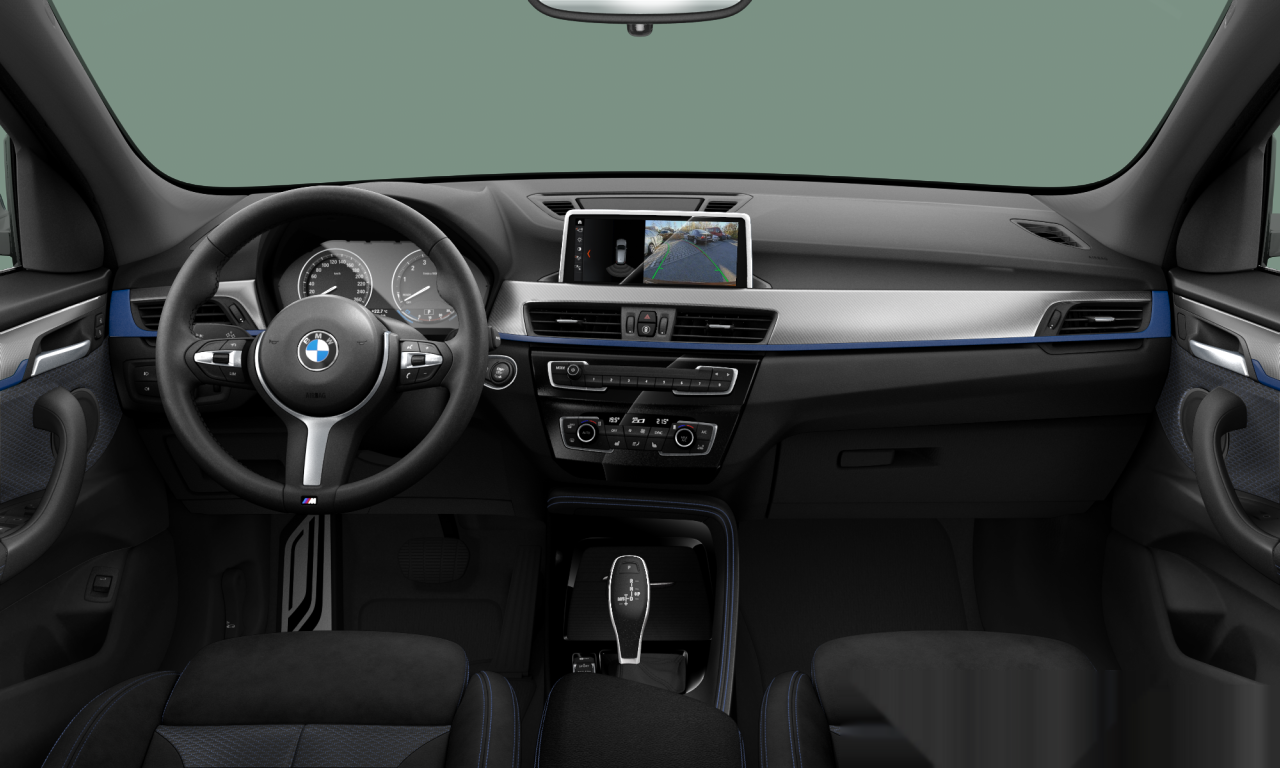 Interior of 2018 BMW X1 sDrive20i (F48), VIN WBAJG310703H24945