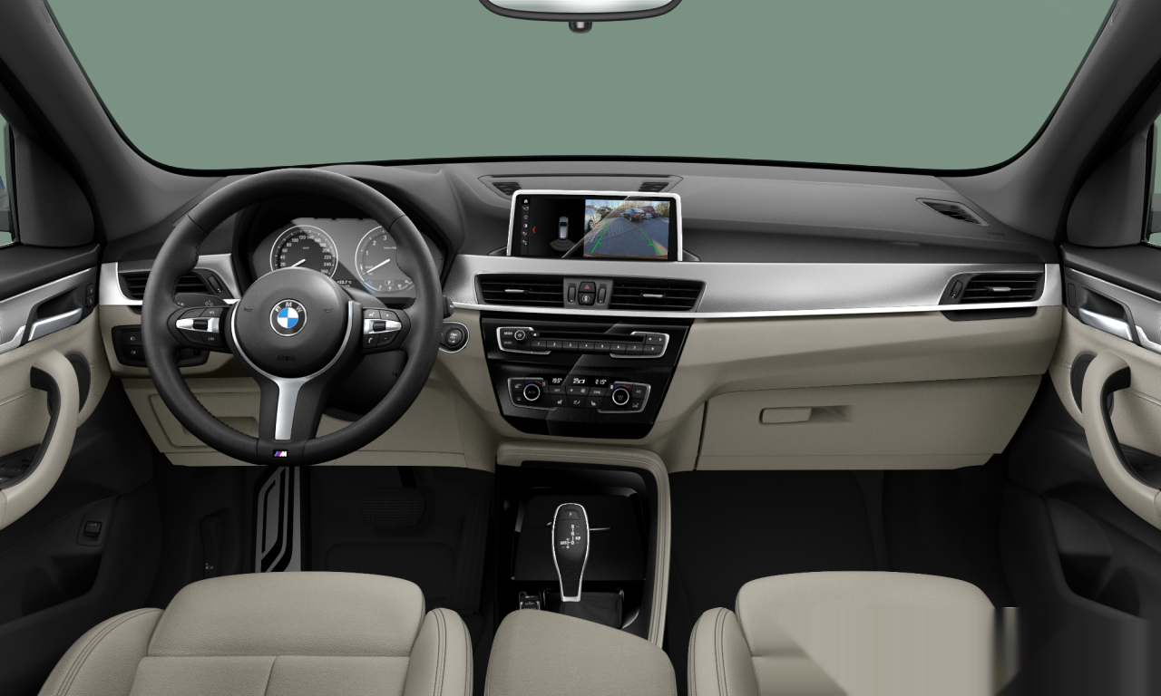 Interior of BMW X1 xDrive20i (F48), VIN WBAJG51020ER19722