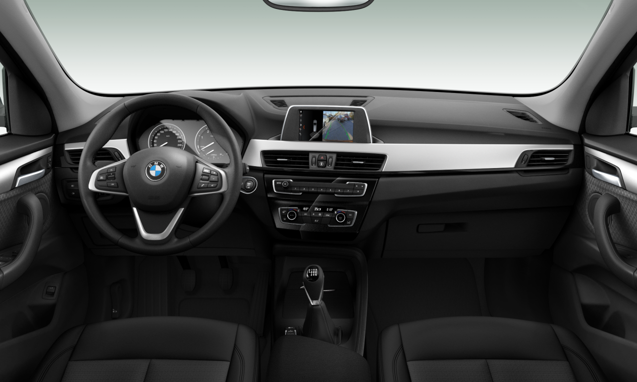 Interior of 2018 BMW X1 sDrive18d (F48), VIN WBAJH51020EM85041