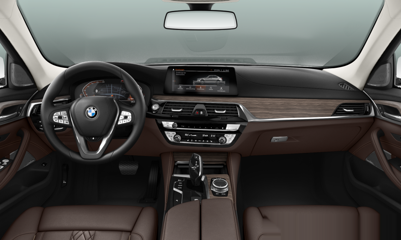Interior of BMW 520i (G30), VIN WBAJK9101LCE83020