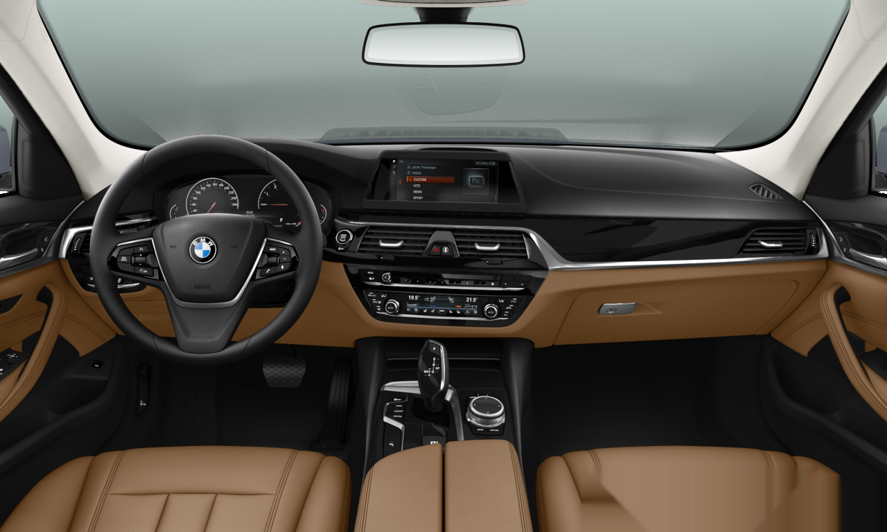 Interior of BMW 520i (G31), VIN WBAJL1A08KBM40312