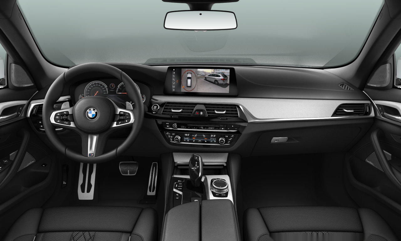 Interior of 2017 BMW 530i (G31), VIN WBAJL31050G635277