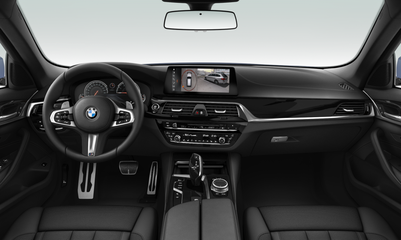 Interior of BMW 540i xDrive (G31), VIN WBAJM11080G619673