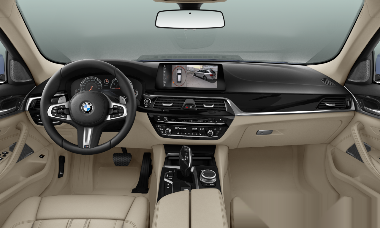 Interior of BMW 540i xDrive (G31), VIN WBAJM110X0G619870