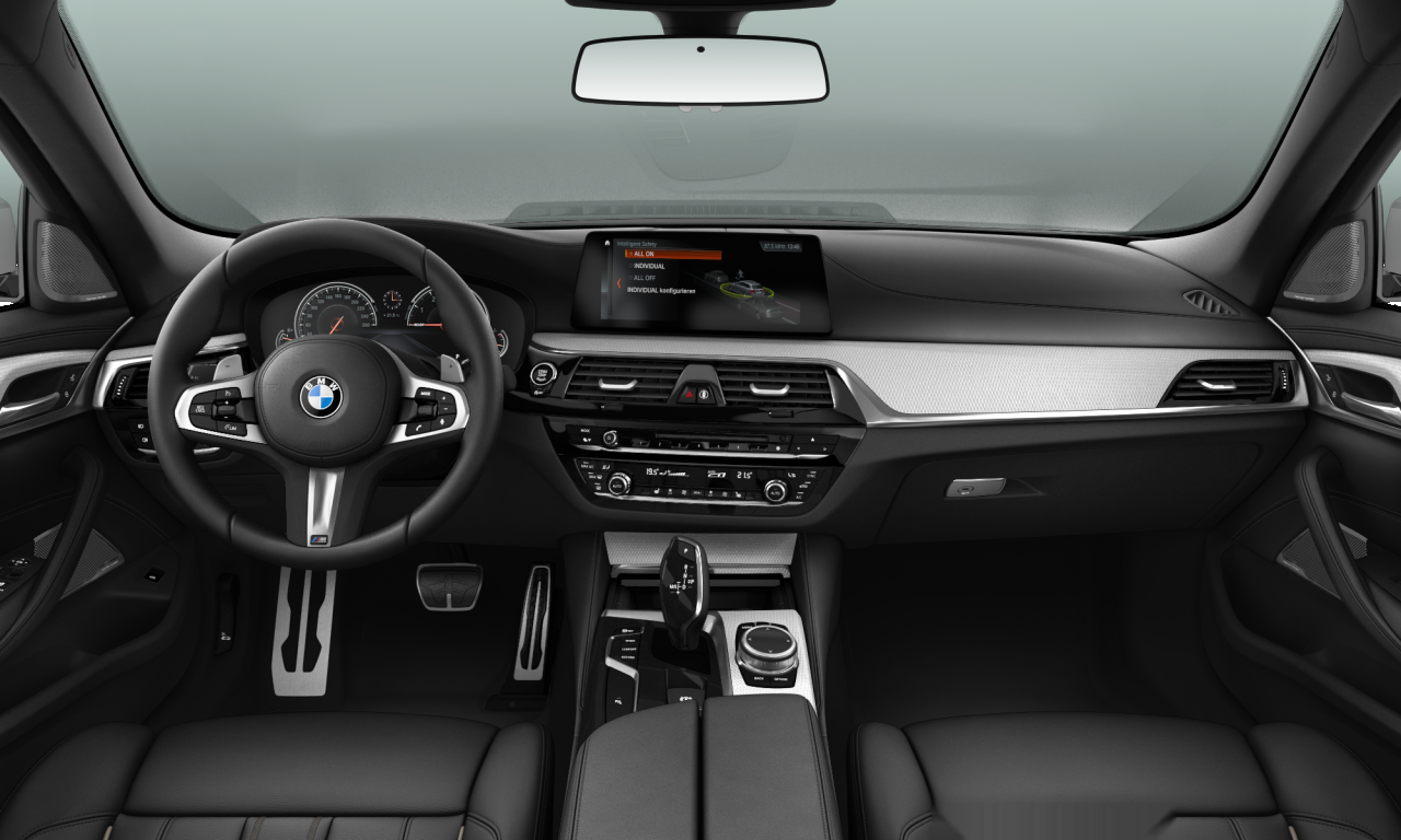 Interior of BMW 540i xDrive (G31), VIN WBAJM12060GA82271