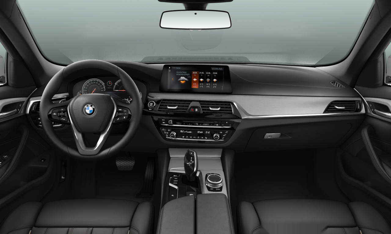 Interior of 2017 BMW 520d (G31), VIN WBAJM71000G955062