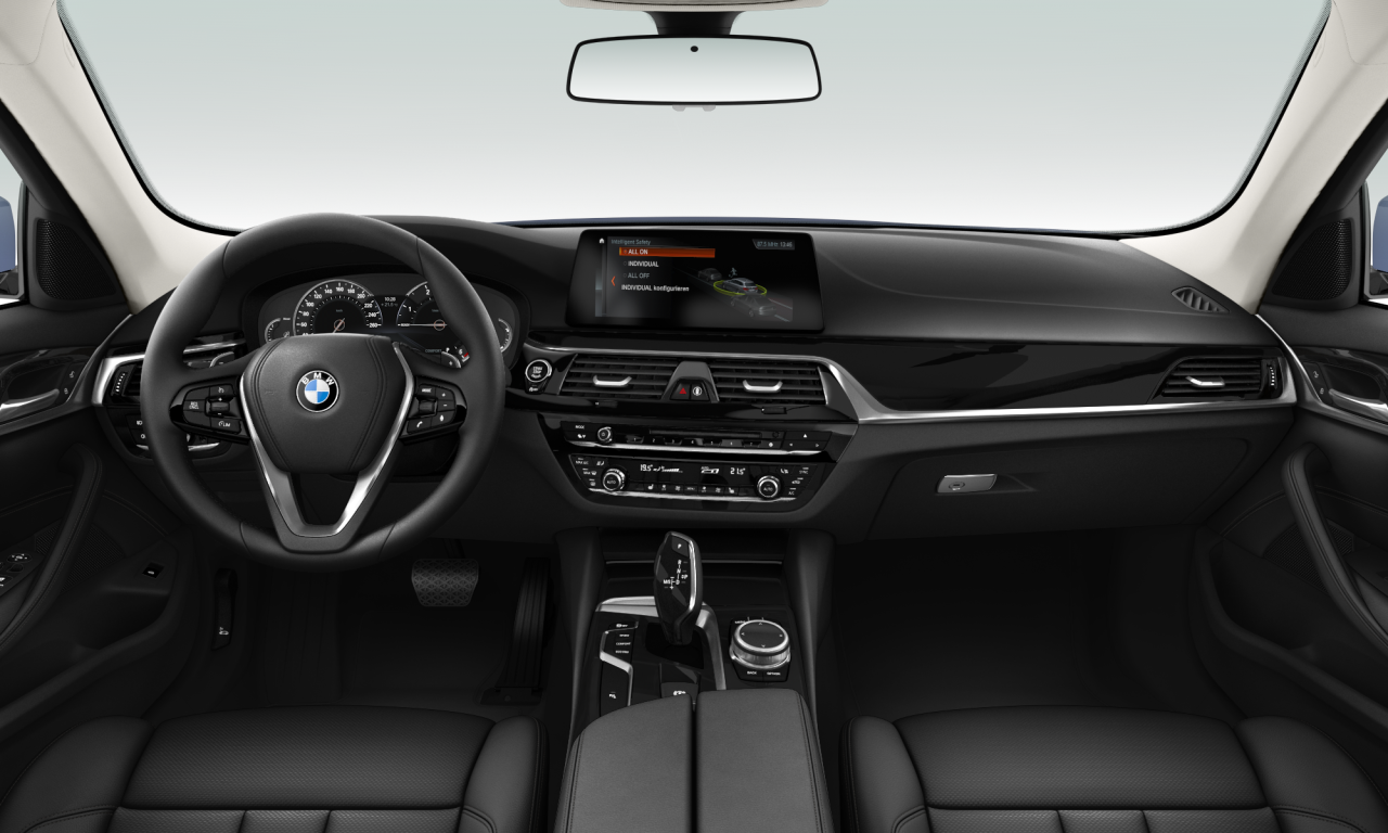 Interior of BMW 520d (G31), VIN WBAJM71050G955672
