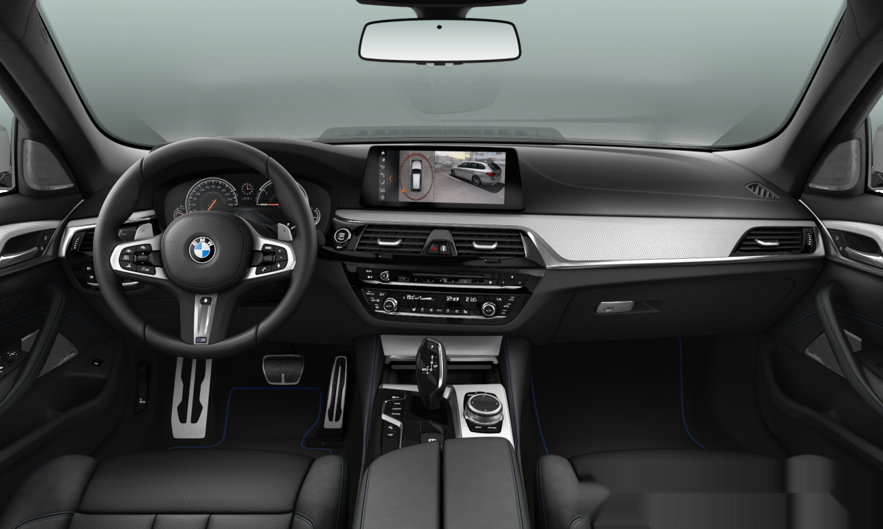 Interior of 2017 BMW 520d (G31), VIN WBAJM71090G636923