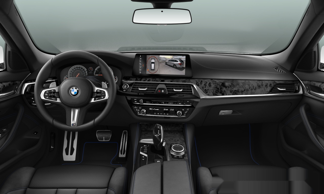 Interior of BMW 520d (G31), VIN WBAJM72030G986983