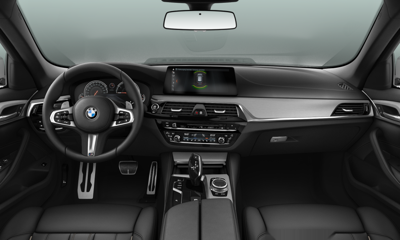 Interior of 2018 BMW 530d xDrive (G31), VIN WBAJN51010B258594