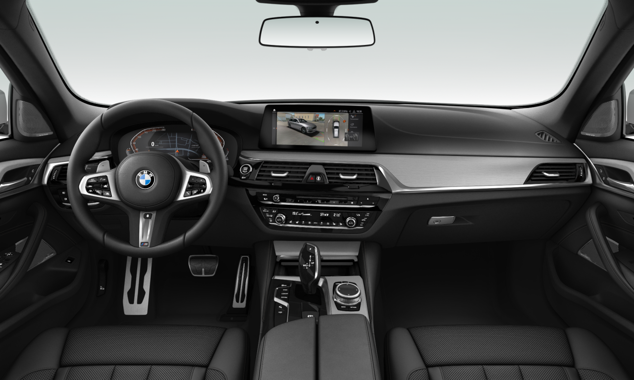 Interior of 2019 BMW 530d xDrive (G31), VIN WBAJN51020B473417
