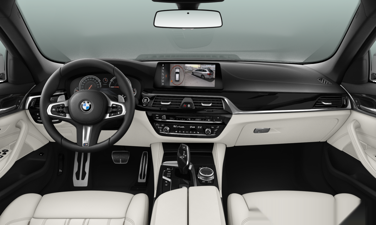 Interior of 2017 BMW 530d xDrive (G31), VIN WBAJN510X0G976812