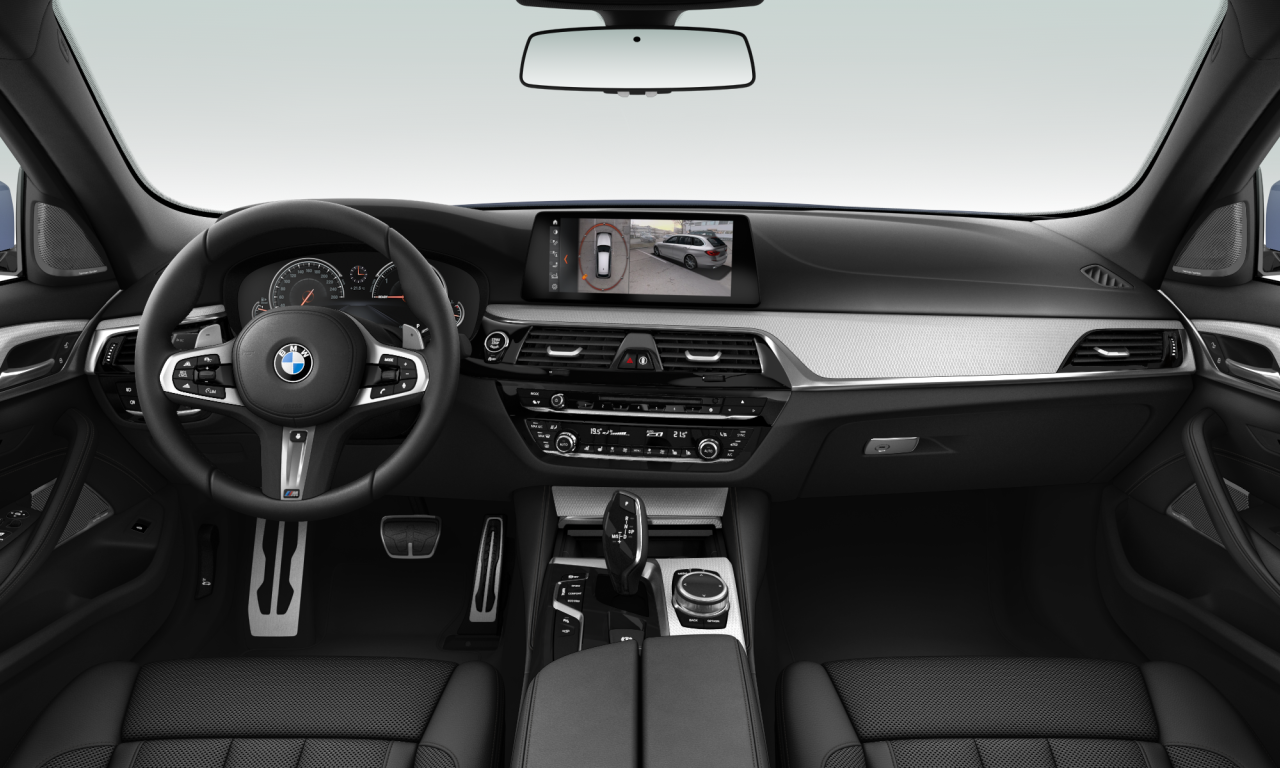 Interior of 2017 BMW 540d xDrive (G31), VIN WBAJN71010BH99434