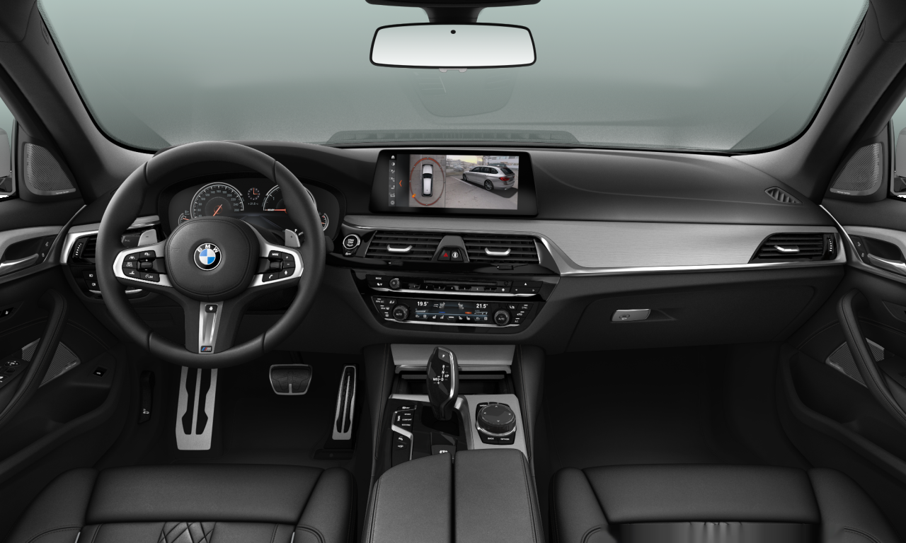 Interior of 2017 BMW 540d xDrive (G31), VIN WBAJN71070BH99549
