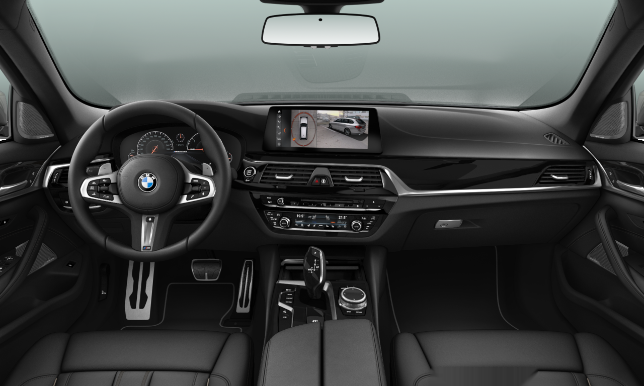Interior of BMW M550d xDrive (G31), VIN WBAJN91010BS82739