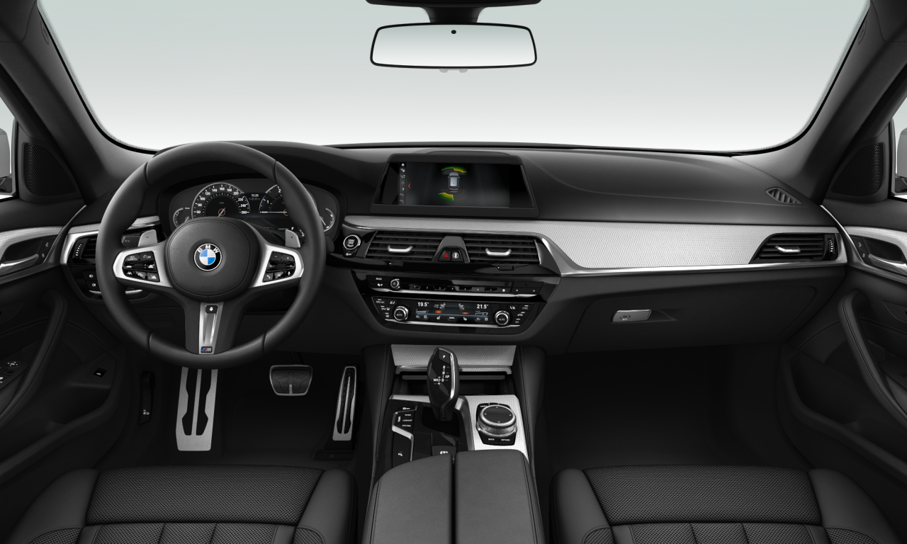 Interior of 2019 BMW 520d (G31), VIN WBAJP31090BT77587