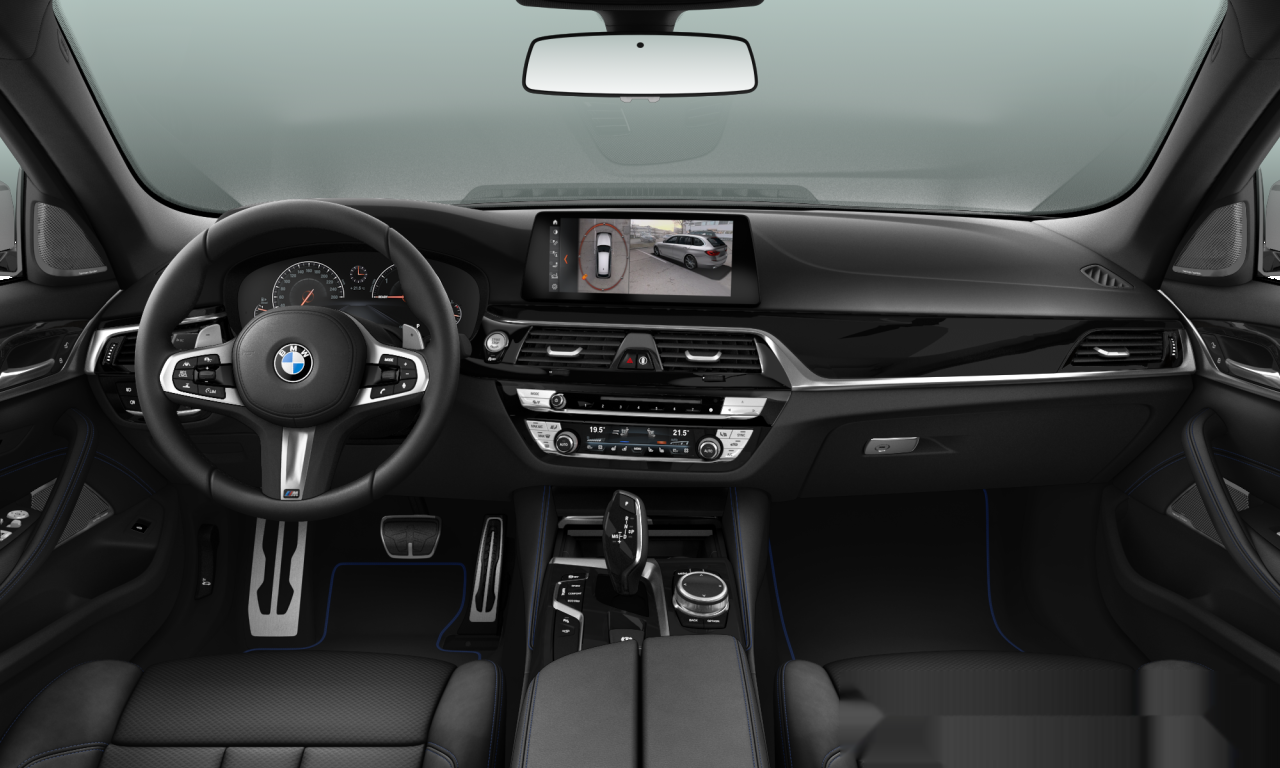 Interior of 2019 BMW 520d xDrive (G31), VIN WBAJP51050BU53737