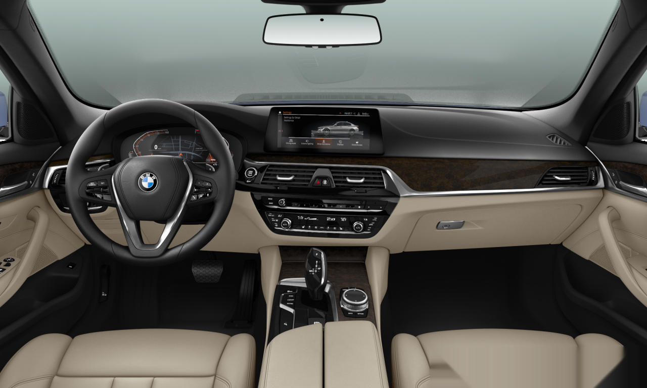Interior of 2019 BMW 530i (G30), VIN WBAJR3C00LWW68175