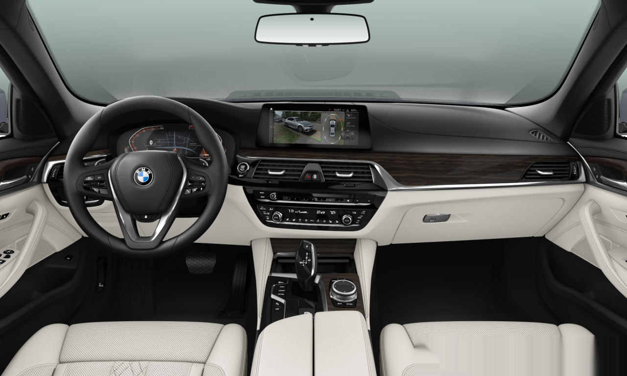 Interior of 2019 BMW 540i xDrive (G30), VIN WBAJS3C04LWW65624