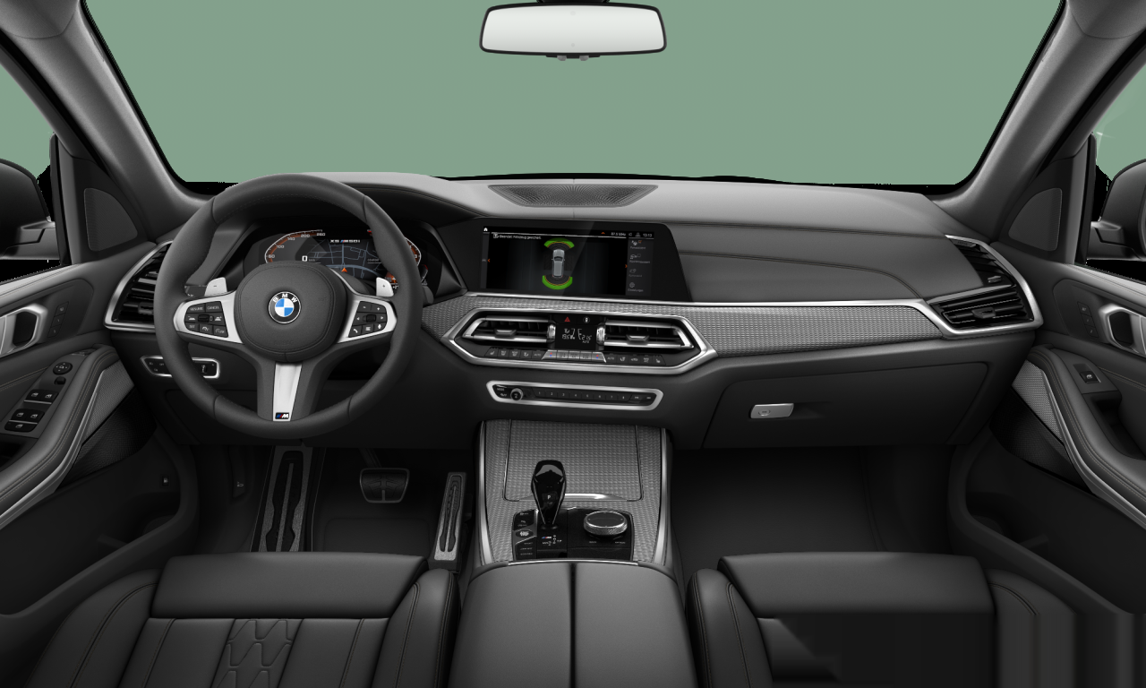 Interior of 2019 BMW X5 M50i (G05), VIN WBAJU41060LE44934