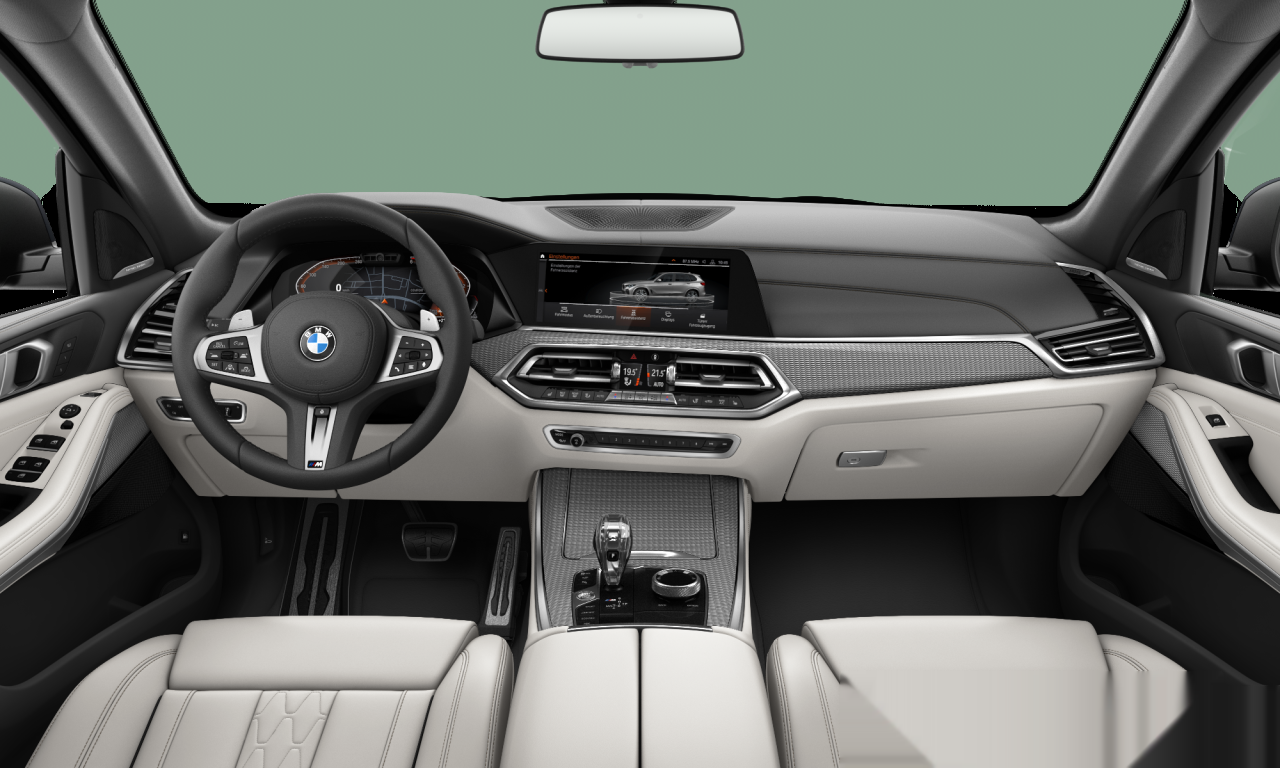 Interior of 2022 BMW X5 xDrive30d (G05), VIN WBAJU810209M91217