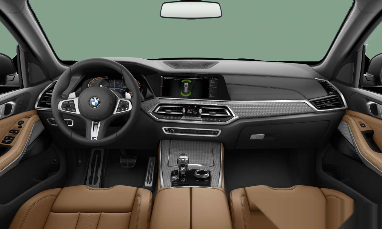Interior of 2022 BMW X5 xDrive30d (G05), VIN WBAJU810909L01140