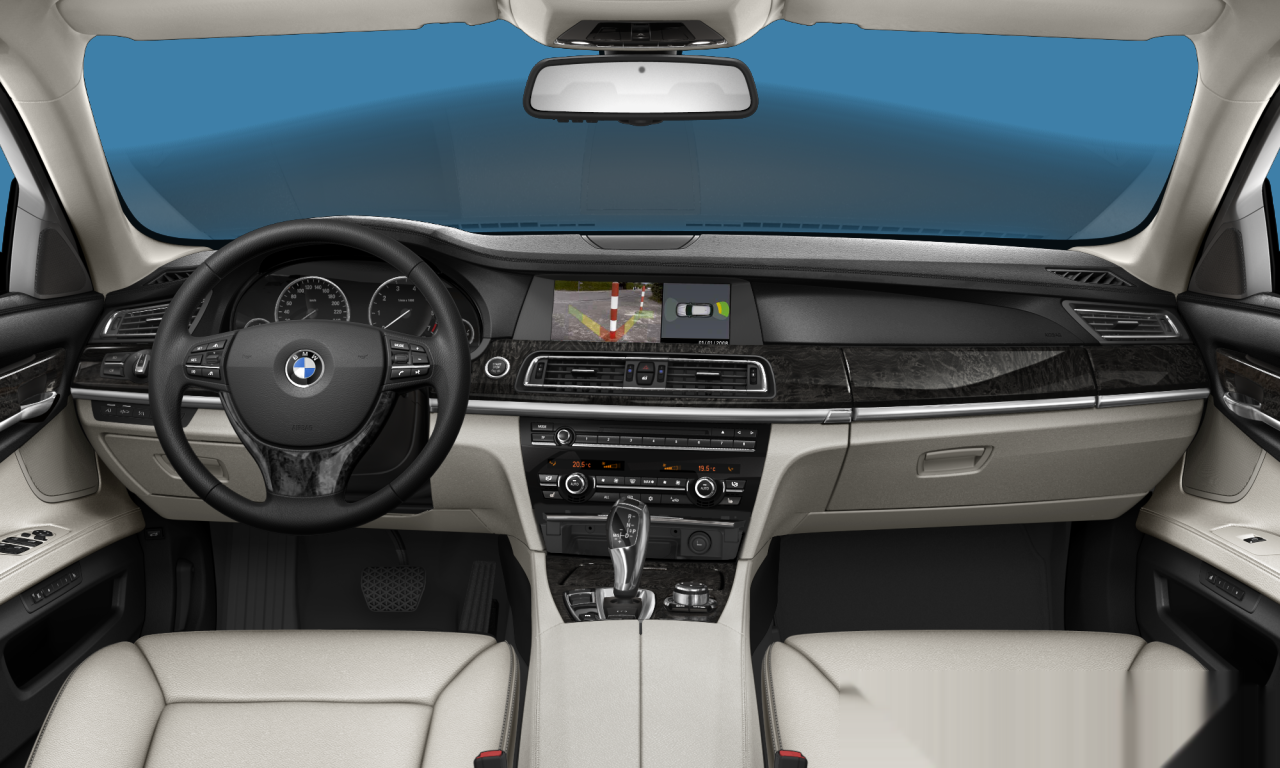 Interior of BMW 740i (F01), VIN WBAKA41020CY29112