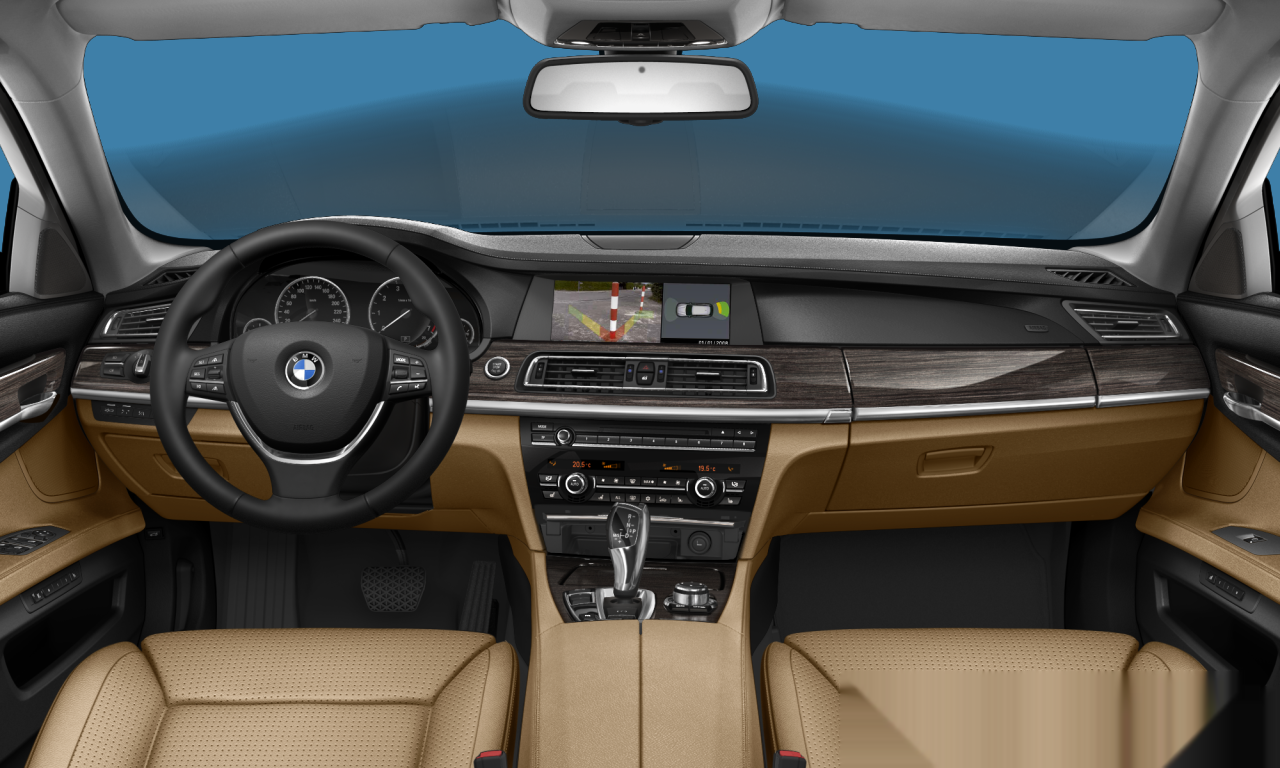 Interior of BMW 750Li (F02), VIN WBAKB82080CY55068