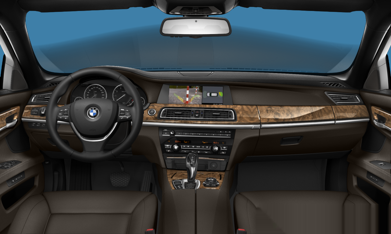 Interior of BMW 750i xDrive (F01), VIN WBAKC61080CX99247