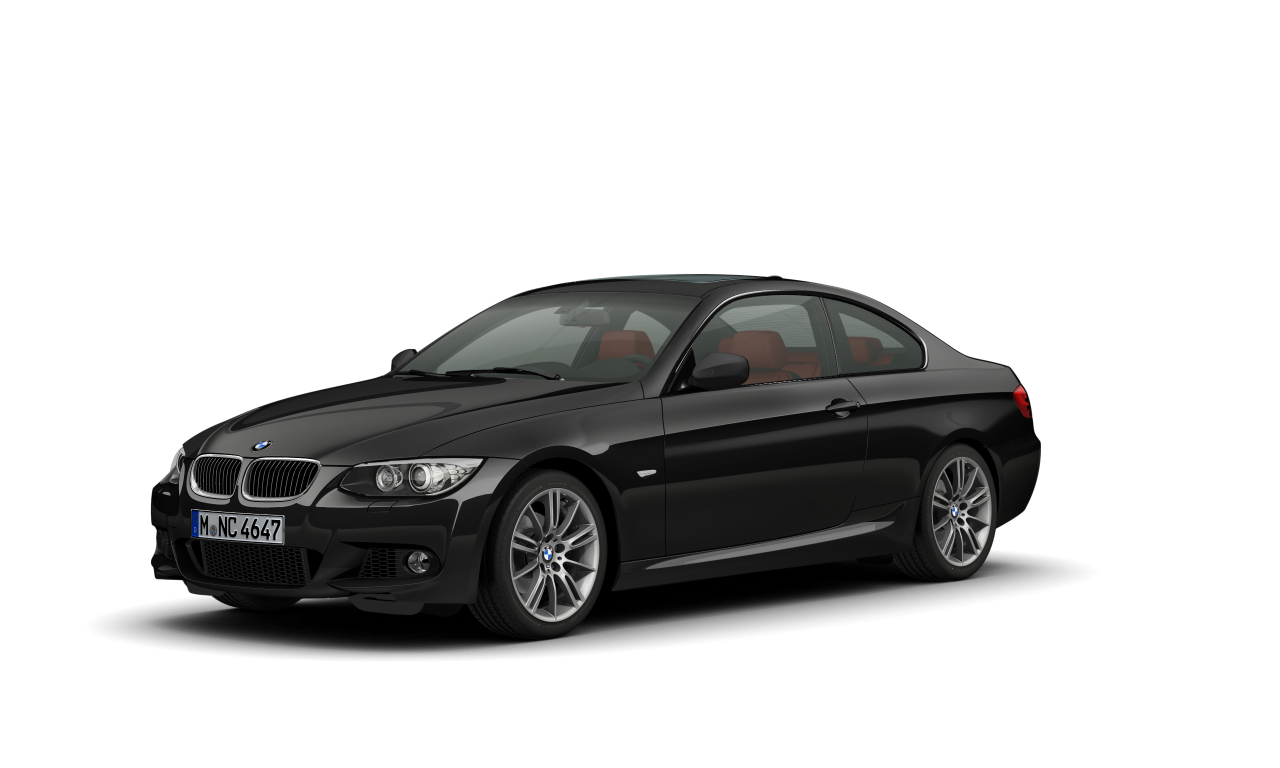 Exterior of BMW 325i (E92 (MUE)), VIN WBAKE3104DJ460107