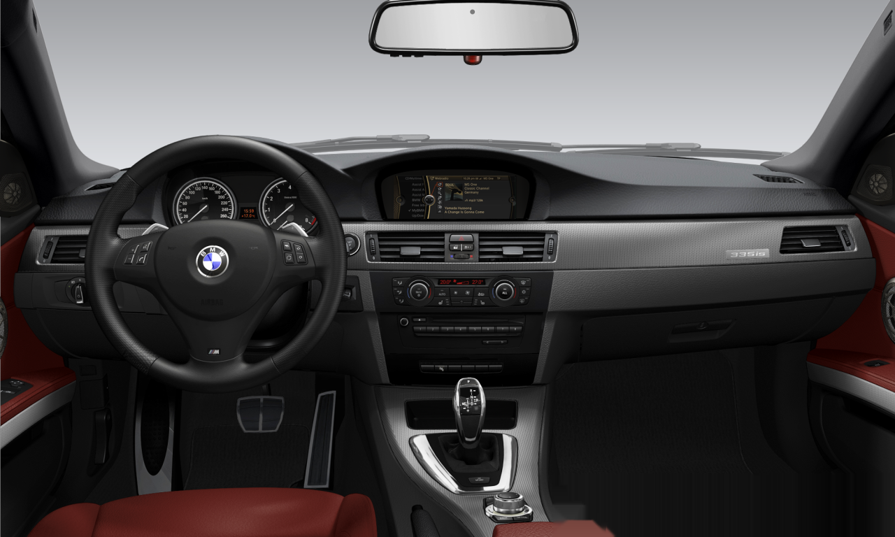 Interior of BMW 335is (E92 (MUE)), VIN WBAKG1C58DJ217715