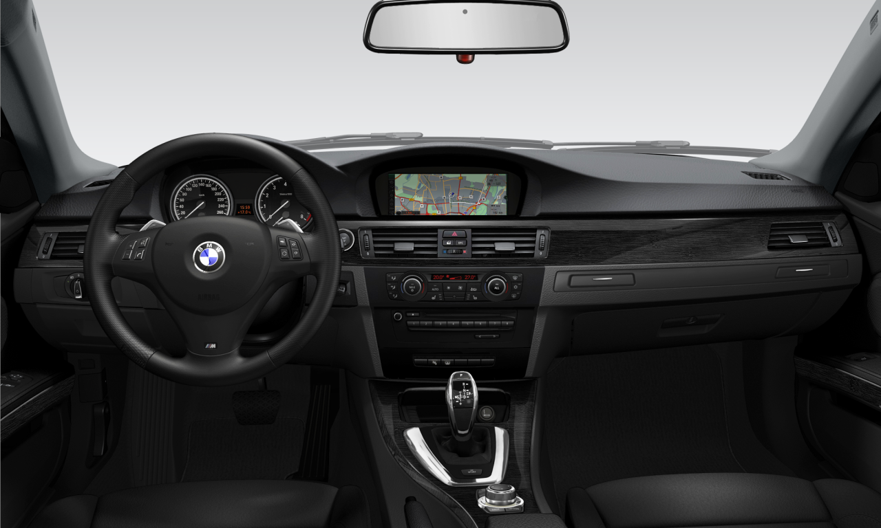 Interior of 2010 BMW 335i (E92 (MUE)), VIN WBAKG7106BE629602