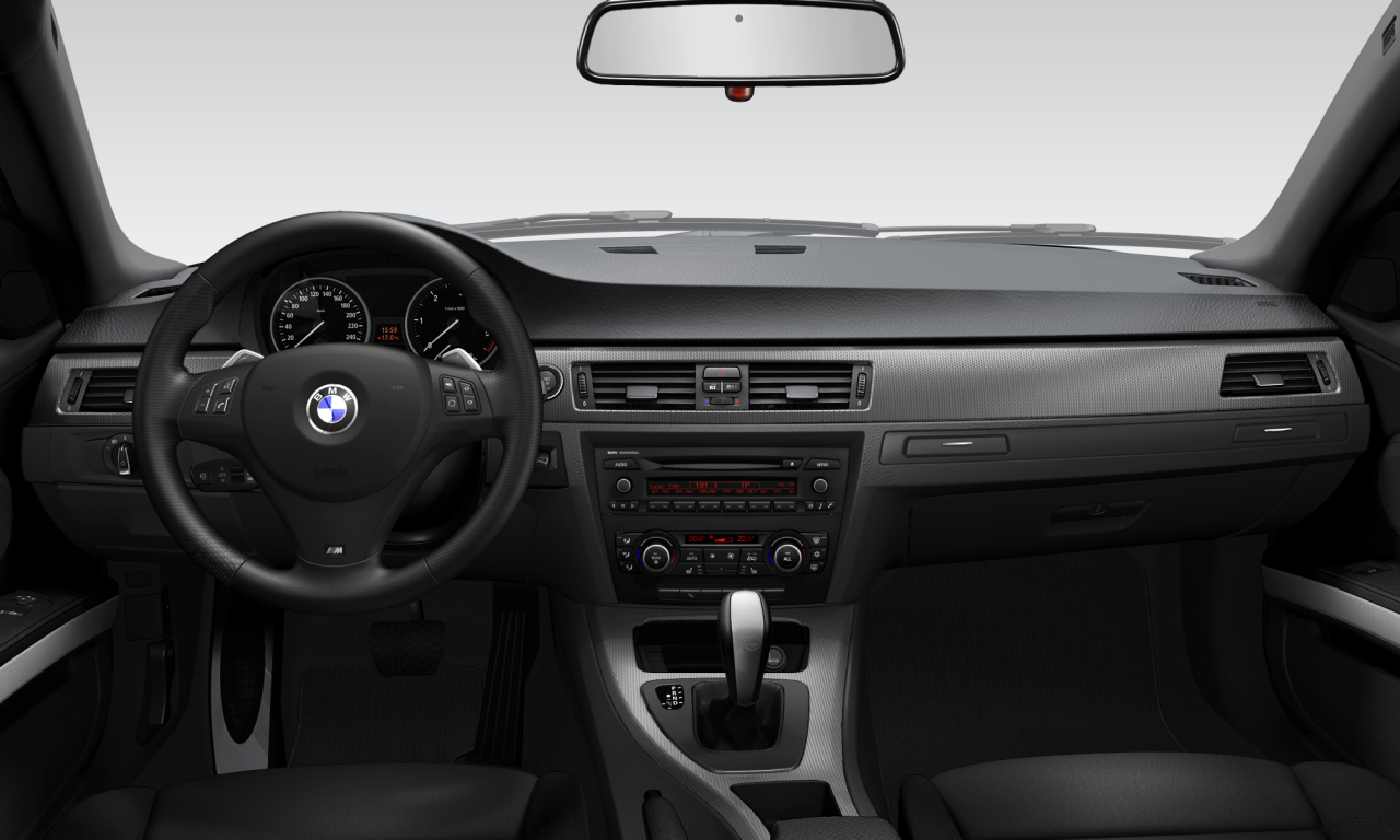 Interior of BMW 320d (E92 (MUE)), VIN WBAKK32050E747224