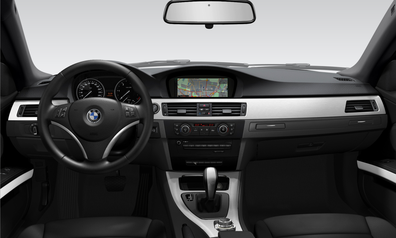 Interior of BMW 325d (E92 (MUE)), VIN WBAKK51090E433055