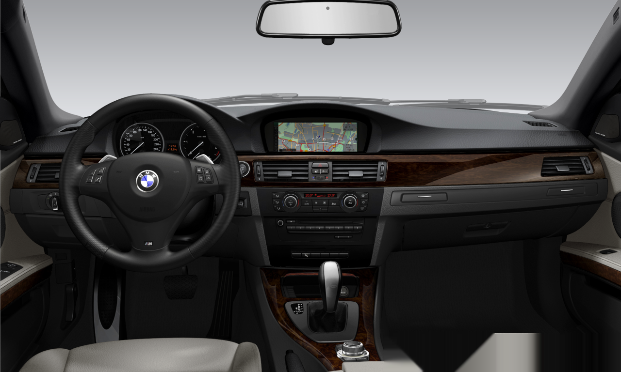 Interior of BMW 330d (E92 (MUE)), VIN WBAKK72020E739721