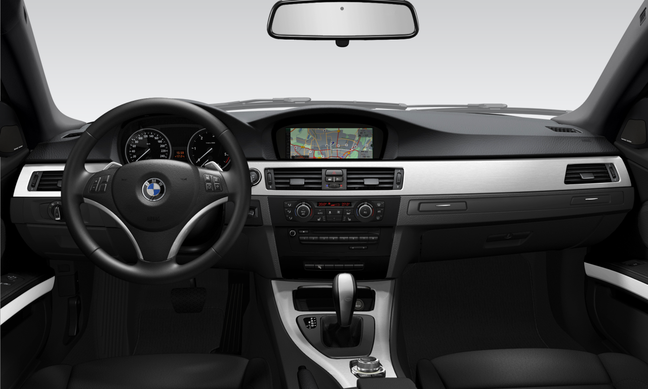 Interior of BMW 330d (E92 (MUE)), VIN WBAKK72050E424010