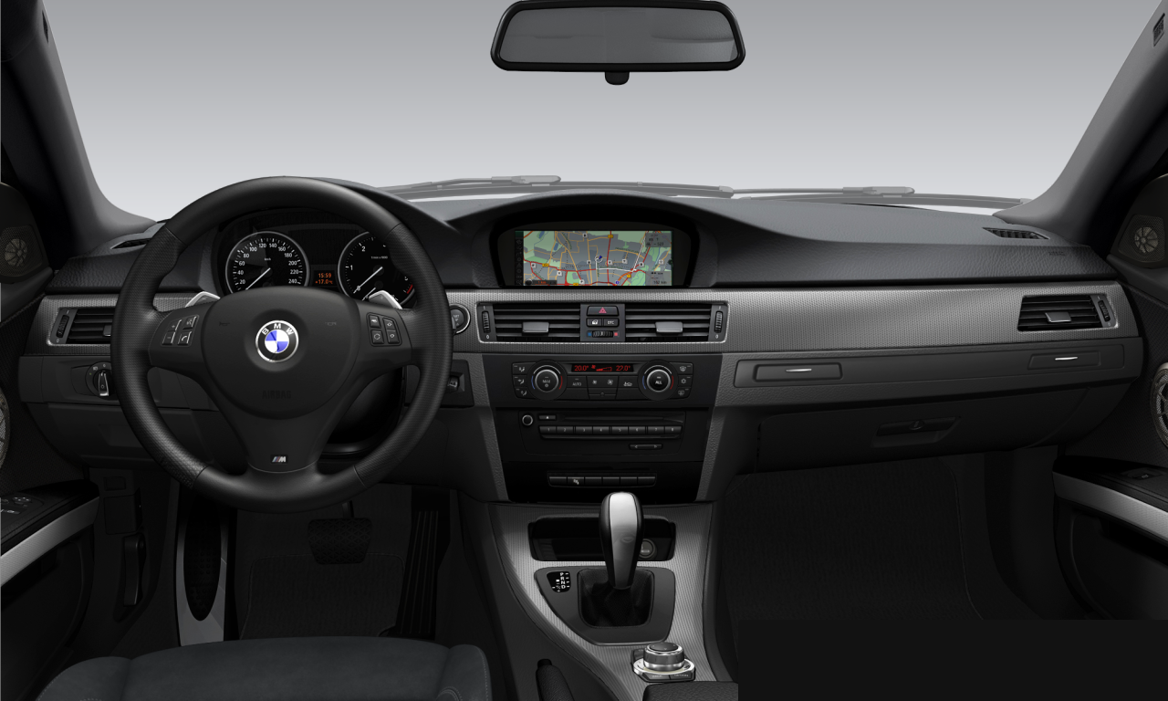 Interior of BMW 335d (E92 (MUE)), VIN WBAKK91010E251745