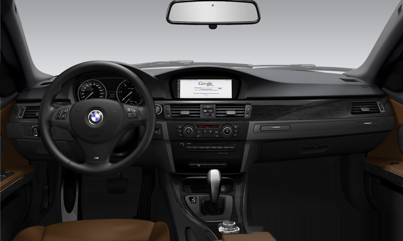 Interior of BMW 335d (E92 (MUE)), VIN WBAKK910X0E251971