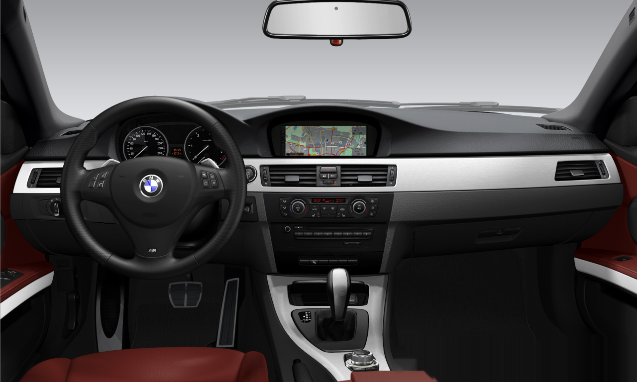 Interior of BMW 335d (E92 (MUE)), VIN WBAKK92020E471233